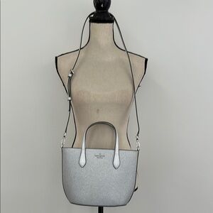 KDDCB Kate Spade Silver Crossbody Bag